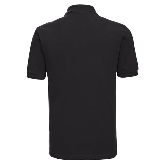 Russell Heren Klassiek Piqué Katoenen Polo Shirt (Zwart) - Image 2