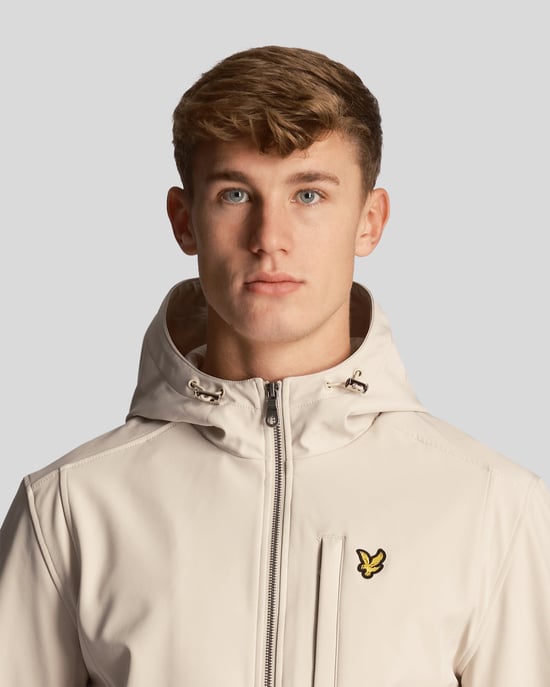 Lyle & Scott Softshell-jacka för män i grått - Image 4