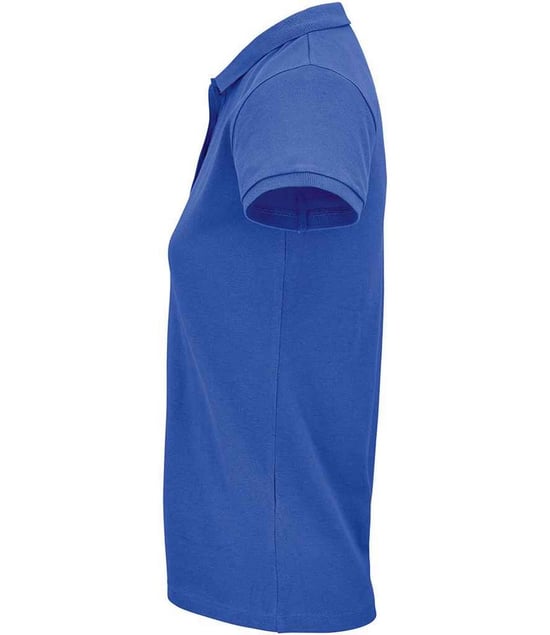 SOLS Womens/Ladies Planet Organic Polo Shirt (Royal Blue) - Image 2