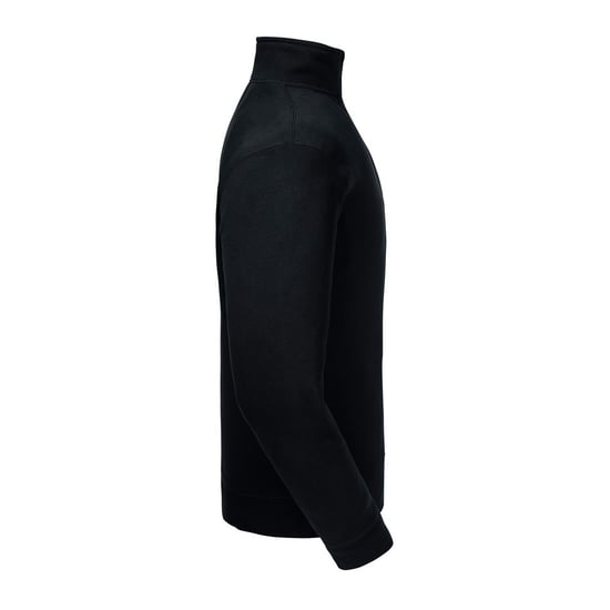 Russell Heren Authentieke Zip Neck Sweatshirt (Zwart) - Image 3