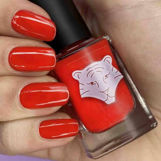 All Tigers Vegan & Natural Nail Polish Long-Lasting Shine, 206 Orange Red - Image 3