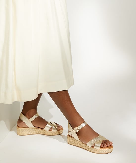 Dune Ladies LINNIE Woven Flatform Sandals Linnie
