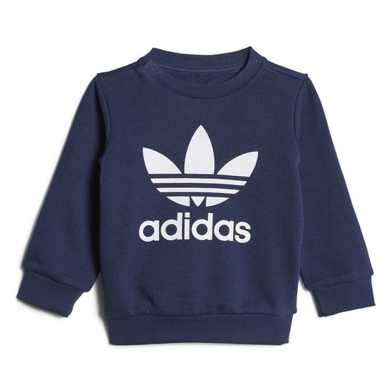 Boy's adidas Originals Infant Crew Sweatshirt Set in Indigo - Image 2