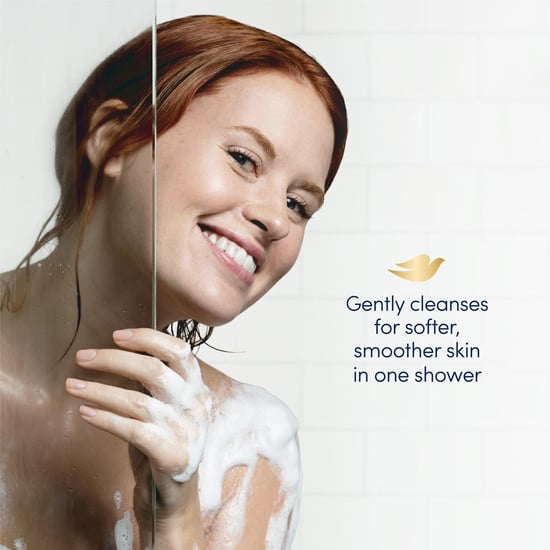 Dove Fruity Nourish Body Wash 0% Sulfate SLES for Soft & Smoother Skin, 4x225ml