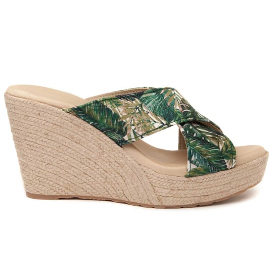 Confortable wedge sandal Montevita in Green