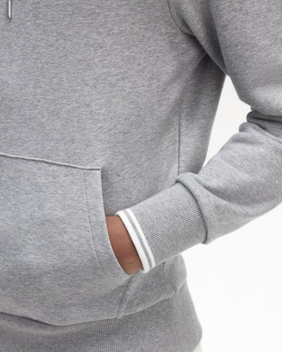 Fred Perry Mens Tipped Hooded Sweatshirt - Image 3