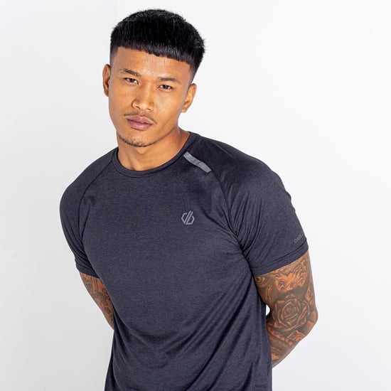 Dare 2B Mens Persist Marl T-Shirt (Black)