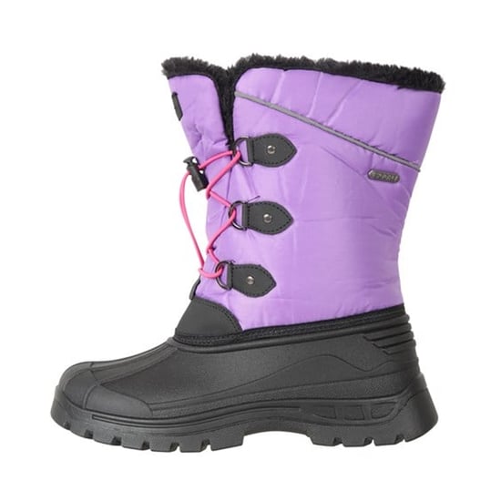 Mountain Warehouse Childrens/Kids Whistler Adaptive Snow Boots (Dark Purple)