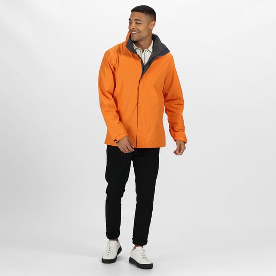 Regatta Mens Standout Ardmore Jacket (Waterproof & Windproof) (Sun Orange/Seal Grey)