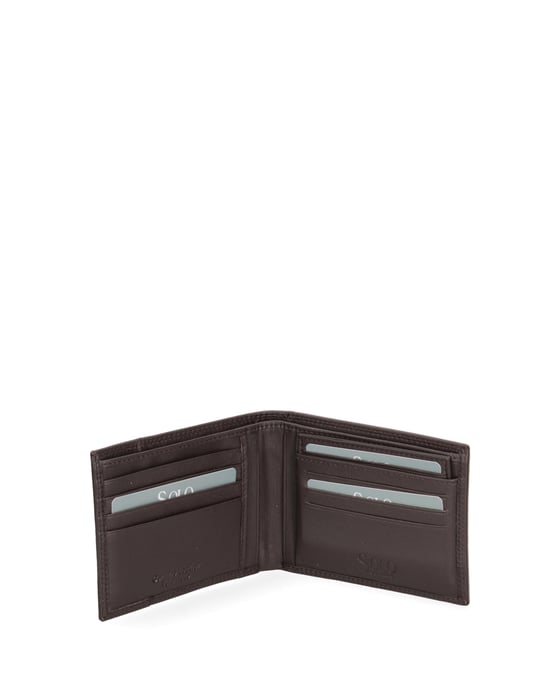 Solo Soprani Wallet Men BROWN - Image 5