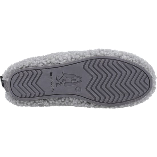 Hush Puppies Emily Faux Fur Women's Grey Slippers - Image 3