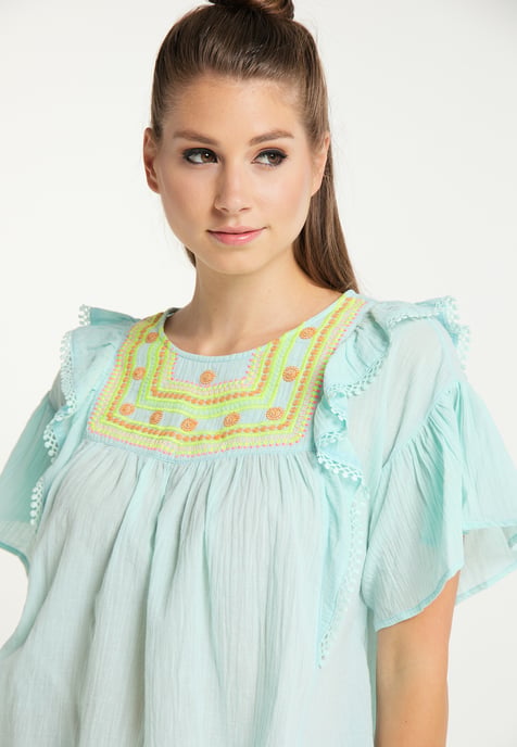 Mymo Blouse Dames munt - Image 5
