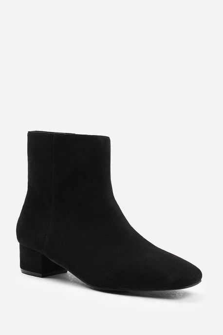 Wheres That From Womens 'Odetta' Low Block Heel Ankle Boot With Side Zip