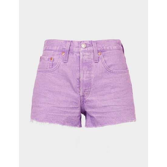 Women's Levis 501 Original Shorts in Lavender