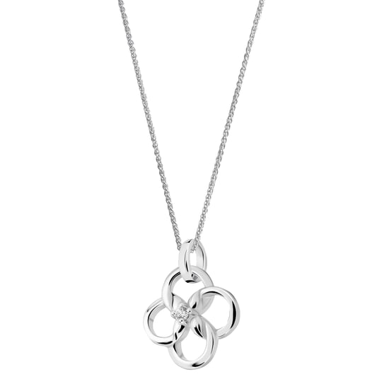 Orphelia 'Aida' Dames 925 Sterling Zilveren Ketting met Hanger - Zilver ZH-7472 - Image 3