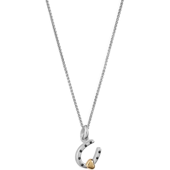 Orphelia 'Aurora' Women's 925 Sterling Silver Chain with Pendant - Silver/Gold ZH-7525 - Image 4