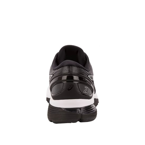 Asics Gel Nimbus 21 Lace-Up Black Synthetic Mens Running Trainers 1011A169_001 - Image 2