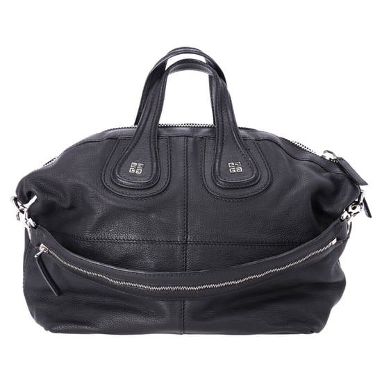 Givenchy Large Nightingale Satchel Handbag in Black Goatskin Leather - Image 3
