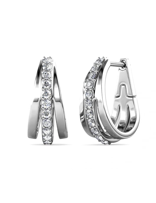 Aurielle Square Set - Silver and Crystal - Image 5