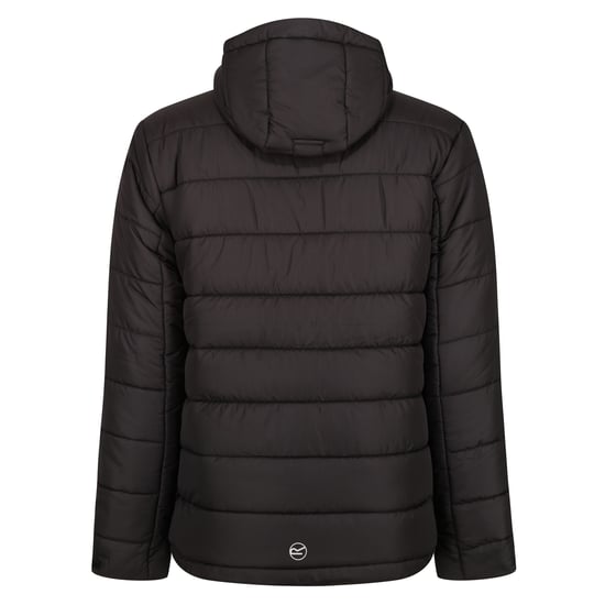 Regatta Mens Navigate Thermal Padded Jacket (Black/Seal Grey)