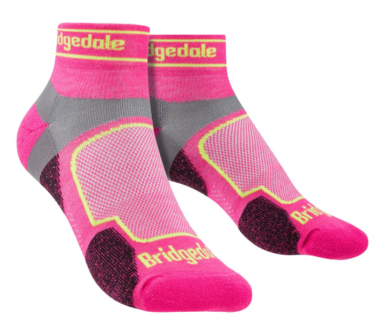 Bridgedale - Dames Hardlopen Ultralight Sport Lage Sokken - Roze - Image 1
