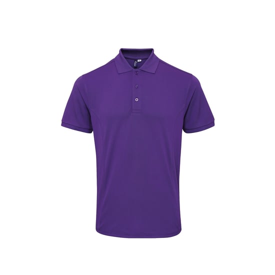 Premier Mens Coolchecker Plus Pique Polo With CoolPlus (Purple)