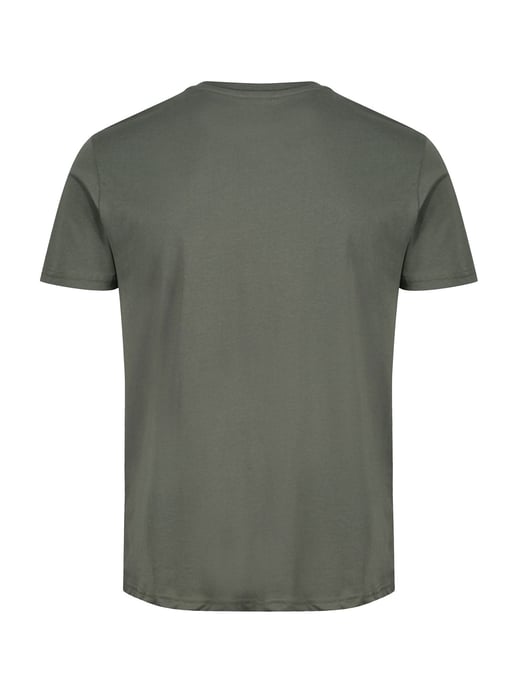 Alpha Industries Heren Basic T Klein logo in Olijf - Image 5