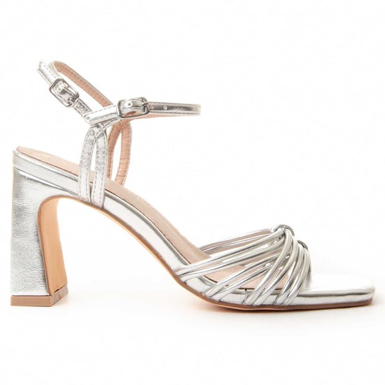 Montevita Heel Sandal Sanndal16 i Silver - Image 2