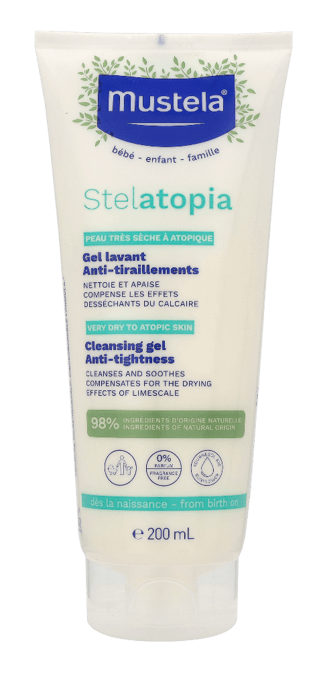 Mustela Bebé Stelatopia Rengöringsgel 200 ml - Image 1