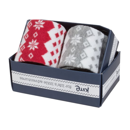 Kite Clothing 2 Pack Snowflake Socks
