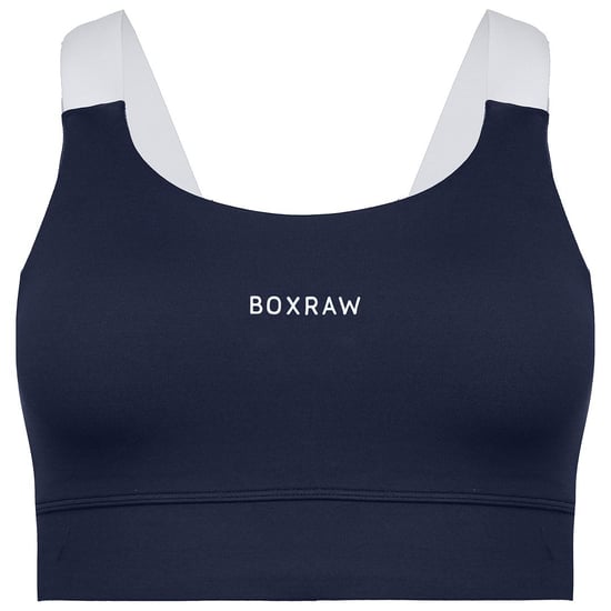 BoxRaw Alicia Womens Navy Blue Sports Bra - Image 1