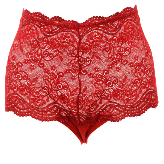 String thong with high waist lace 21686 woman