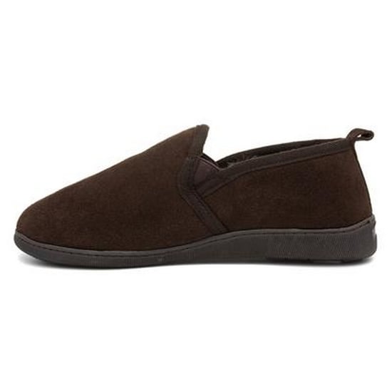 Hush Puppies Mens Arnold Slip On Leather Slipper (Brown) - Image 3