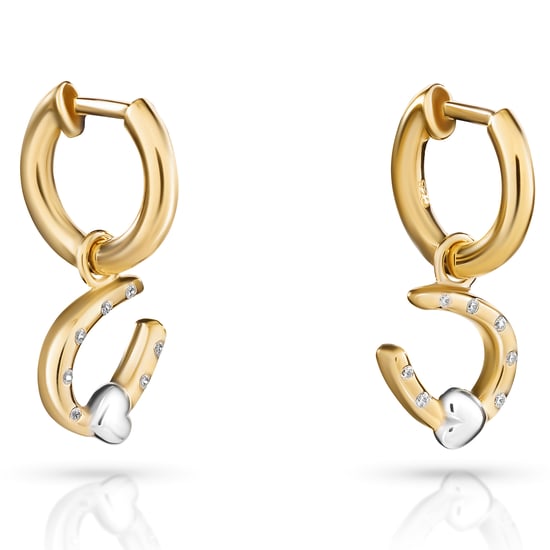 Orphelia 'Aurora' Dames 925 Sterling Zilveren Oorbellen - Zilver/Goud ZO-7525/G - Image 5