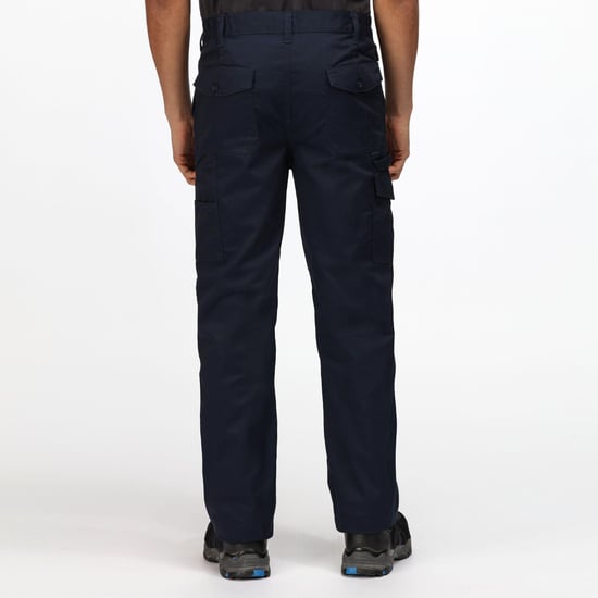 Regatta Mens Pro Cargo Waterproof Trousers - Regular (Grey Blue)