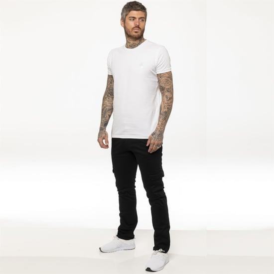 Enzo Mens Cargo Combat Chinos - Image 5