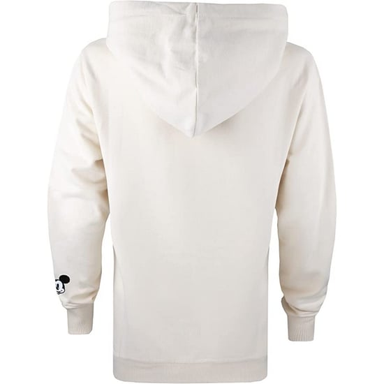 Disney Womens/Ladies Mickey Mouse Embroidered Hoodie (Stone)