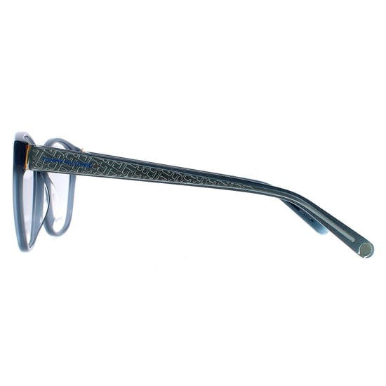 Tommy Hilfiger Square Womens Blue Glitter Glasses