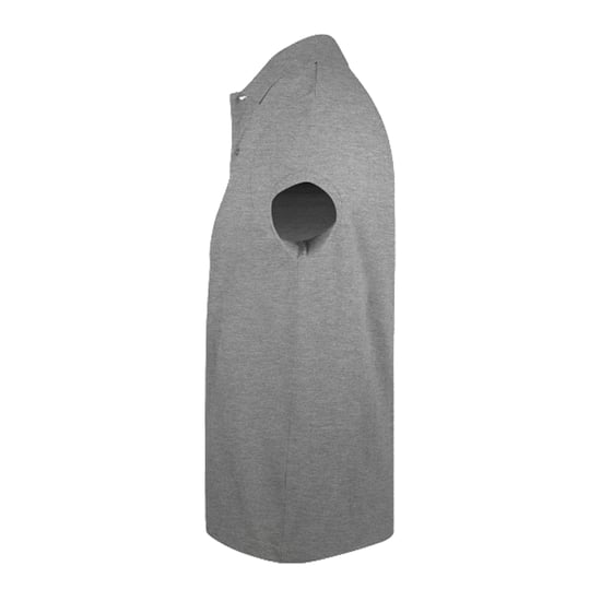 SOLS Mens Prime Polo Shirt (Grey Melange) - Image 3
