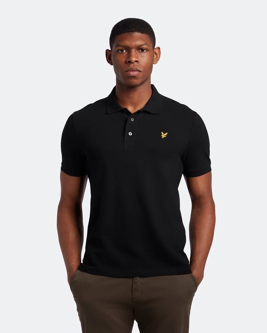 Lyle & Scott Gewoon poloshirt in Zwart - Image 2