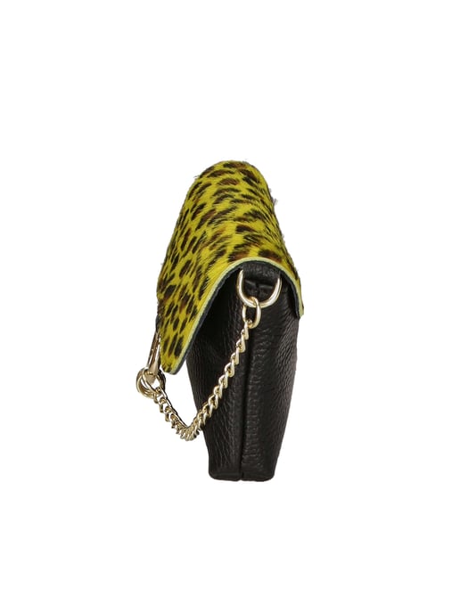 Gave Lux Clutch bag women CHEETAH YELLOW