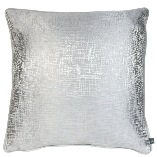 Cinder Metallic Jacquard Cushion - Image 1
