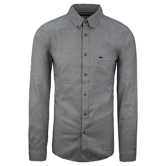 Lacoste Slim Fit Mens Black/White Shirt - Image 1