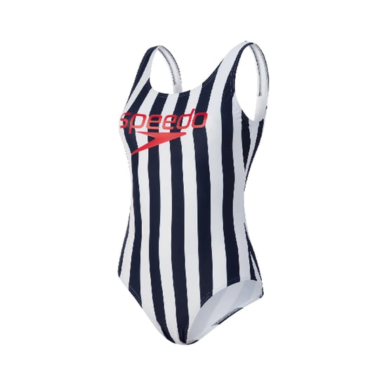 Speedo Ice Cream U-Back Navy/Wit Dames Zwempak - Image 1