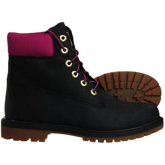 Timberland Heritage 6inch Womens Black Boots - Image 4