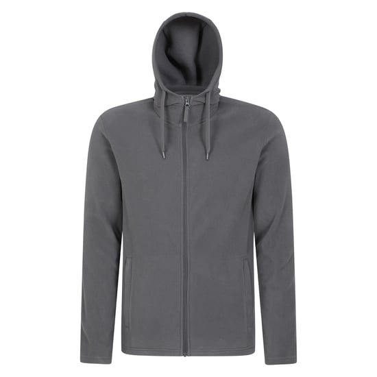 Mountain Warehouse Mens Camber Fleece Full Zip Hoodie (Dark Grey) - Image 1