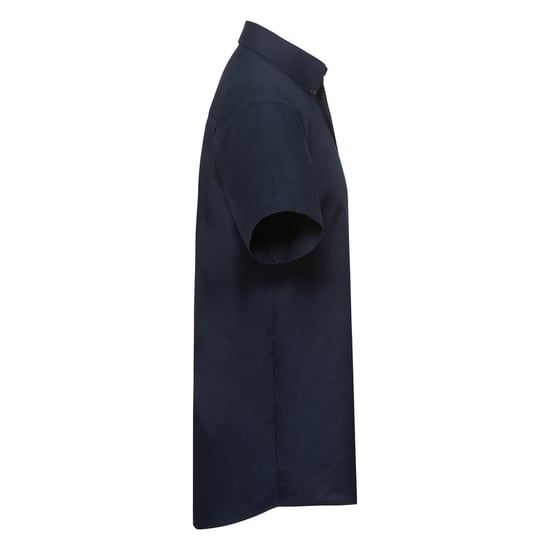 Russell Collection Heren Oxford Formeel Shirt (Heldere marine) - Image 3