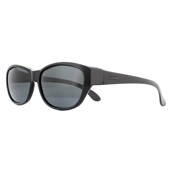 Polaroid Suncovers Wrap Mens Black Grey Polarized Sunglasses