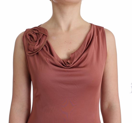 Galliano Pink top sleeveless blouse