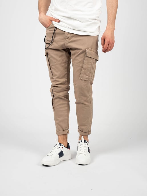 Xagon Man Trousers Men's Beige - Image 3